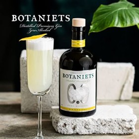 BOTANIETS - Gin Yuzu & Ginger 0,0% - Boisson Sans Alcool - Gin Premium - 500mL
