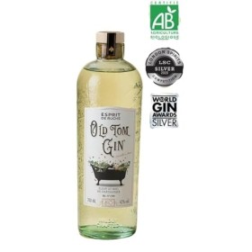 Gin Old Tom Esprit de Ruche - 70cl - 42% - Distillé en Île de France - BIO - Assemblé avec un miel de châtaignier