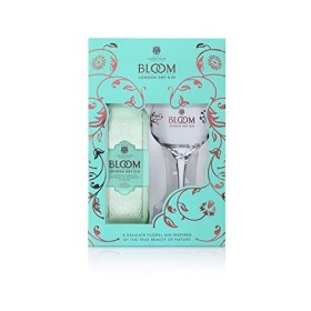 Bloom London Dry Gin 40% Vol. 0,7l in Giftbox with glass