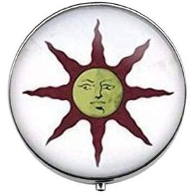 Dark Souls Solaire of Astora Sun – Boîte à pilules Solaire of Astora Sun – Boîte à bonbons en verre