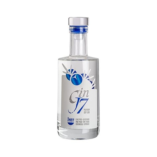 Distilleria Jannamico GIN J7 – Gin botanique haut de gamme des montagnes italiennes – Goût balsamique incroyable - 200 ML