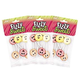 Sucettes Fantaisie - Fizzy Sweet - jaune