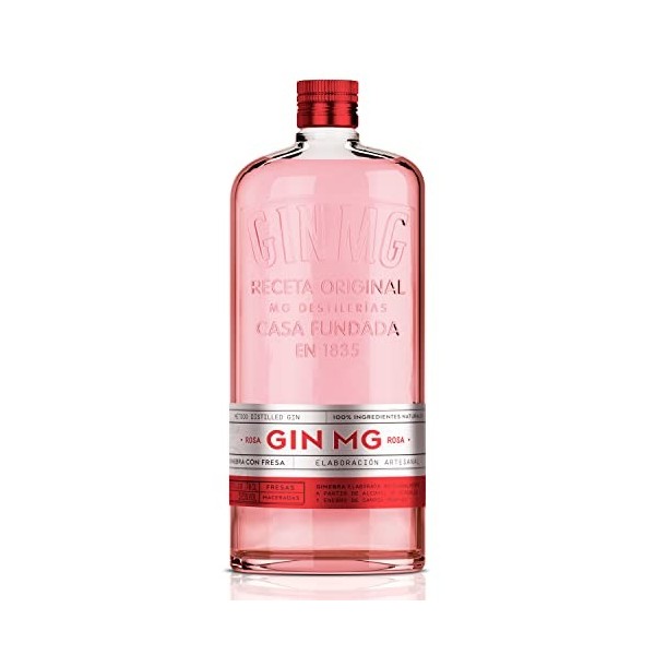GIN MG - Rosa - 37,5% Alcool - Origine : Espagne - Bouteille 70 cl