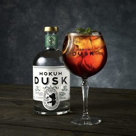 Gin Mokum Dusk sans alcool - 0,0% Mélange Frais - Alternative rafraîchissante sans alcool distillée - Gin sans alcool végétal