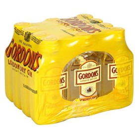 12 mignon GORDONS LONDON GIN Dry 5 cl.
