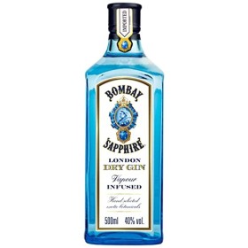 Bombay Sapphire London Dry Gin, 50 cl & William Lawsons Whisky Blended Scotch, Spirit avec du Malt Fruité, 40% Vol, 35cL / 3