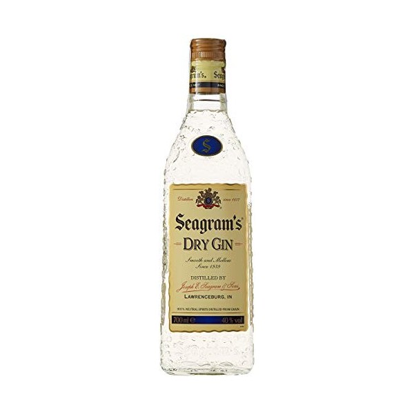 SEAGRAMs Extra Dry Gin - 40%, bouteille 70cl