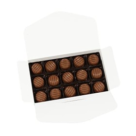 CHEVALIERS DARGOUGES Maîtres Chocolatiers Français - Bouchées caramel fondantes chocolat lait 33% - Ballotin dégustation 140