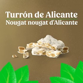 EL LOBO - Nougat dAlicante 100% BIO 200g, All Natural", Supreme Quality, Ingrédients naturels, Texture Croquante, Qualité Su
