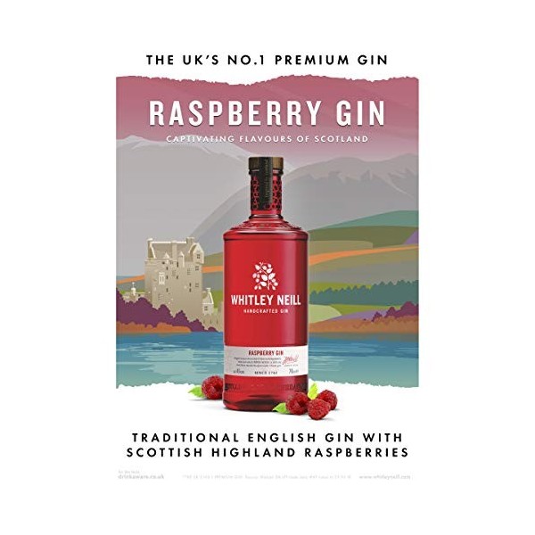 Whitley Neill RASPBERRY GIN 43% Vol. 0,7l