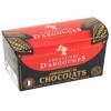 CHEVALIERS DARGOUGES Maîtres Chocolatiers Français - Assortiment de chocolats noir 70% et lait 33% - Ballotin vintage Noël 2