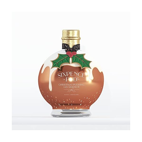 Sixpence Pud Christmas Pudding Gin Liqueur 20% Vol. 0,5l in Giftbox