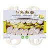 1880 - Polvorones aux amandes et au citron, qualité suprême, gourmandise typique de Noël, recette artisanale, emballage indiv