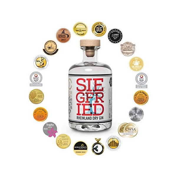 Siegfried Rheinland Dry Gin - 1x 500 Ml