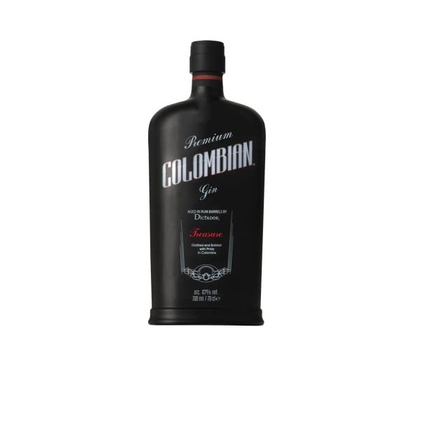 DICTADOR - Premium Colombian Aged Gin Treasure - 43 % Alcool - Origine : Colombie - Bouteille 70 cl