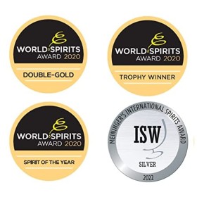 Von Hallers GIN - Spirit of the Year - Double vainqueur de lor et de la coupe World Spirits Awards - frais, léger & fin no