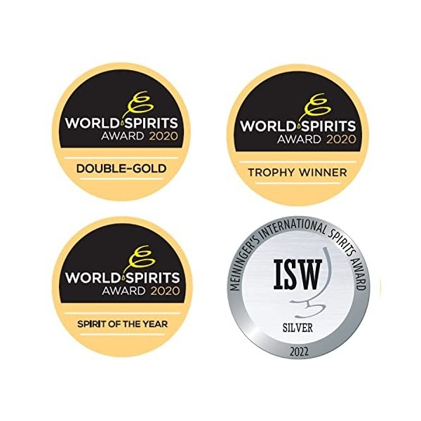 Von Hallers GIN - Spirit of the Year - Double vainqueur de lor et de la coupe World Spirits Awards - frais, léger & fin no