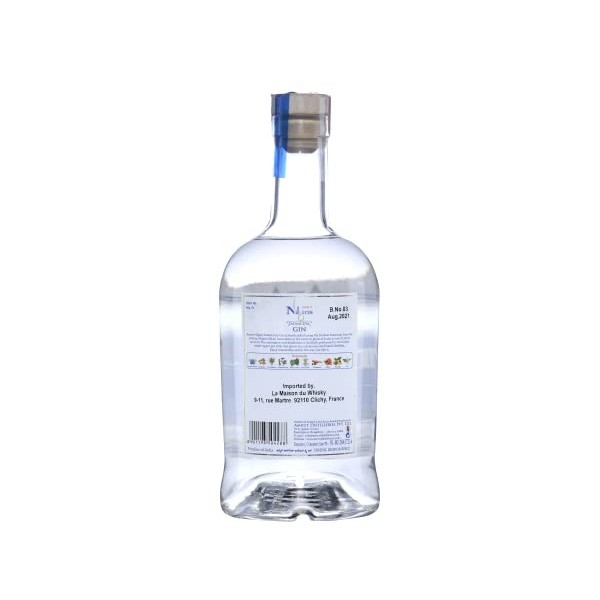 AMRUT Nilgiris Indian Dry Gin - Distilled Gin - 42,8% Alcool - Origine : Inde - Bouteille 70 cl