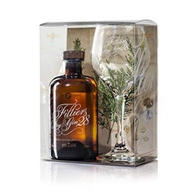 Filliers Gin sec 28 Tangerine 2014 édition et Glass Set Gin