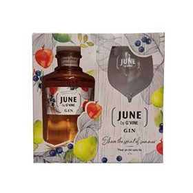 June By Gvine pêche de vigne et fruits d’été Coffre Verre
