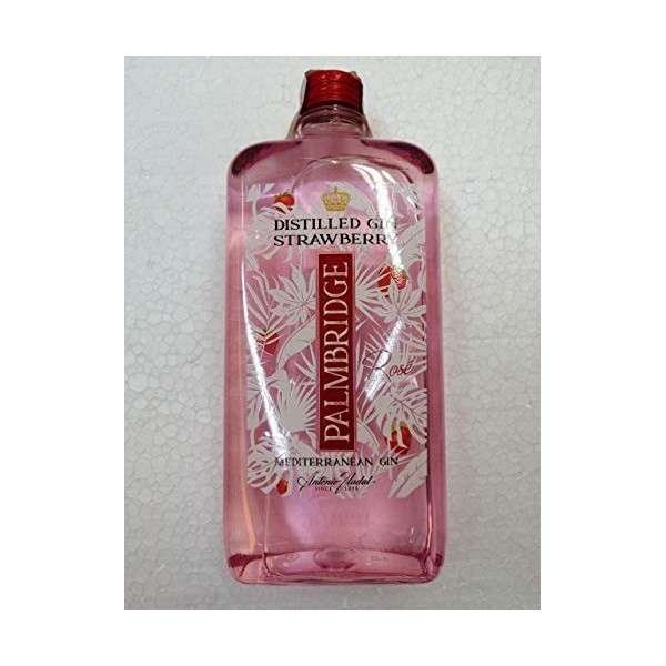 Strawberry Gin Palmbridge Bouteille en plastique de 1 litre dalcool à 37,5%