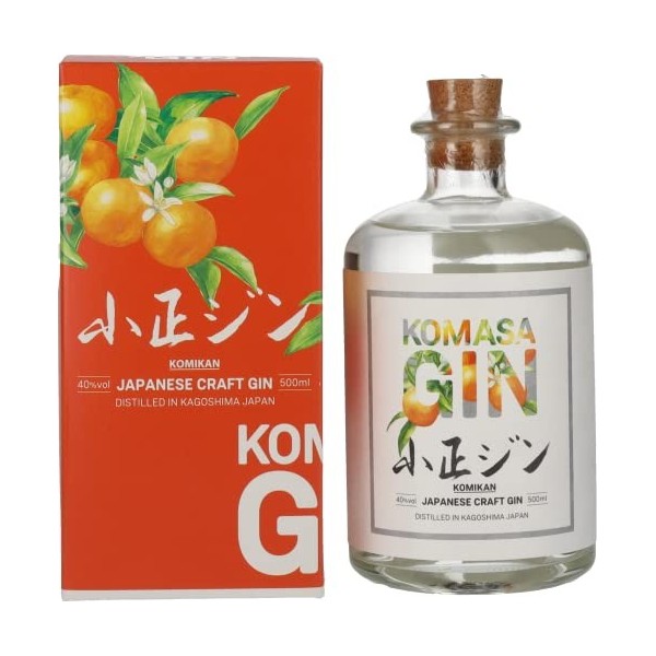 Komasa Gin SAKURAJIMA KOMIKAN 40% Vol. 0,5l in Giftbox