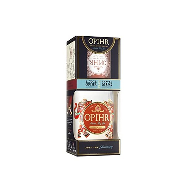 Opihr London Dry Gin FAR EAST EDITION 43% Vol. 0,7l in Giftbox with Travel Mug