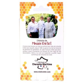 Maison Crétet | Bonbons miel et propolis aux 7 plantes | Pastille ovale fabrication artisanale | 150gr