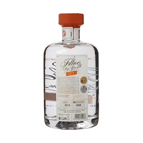 Filliers Dry Gin 28 TANGERINE 43,7% Vol. 0,5l