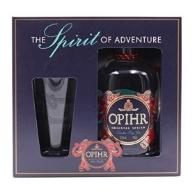 Opihr Oriental Spiced London Dry Gin 0,7L 42,5% Vol. avec coffret cadeau et verre