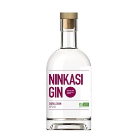 NINKASI - Gin Fleurs de Houblon Saaz Bio - Distilled Gin - 40% Alcool - Origine : France - Bouteille 70cl