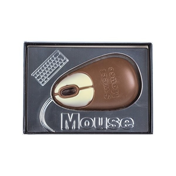Boite cadeau - chocolat en forme de souris dordinateur - 60 g
