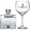 Cubical Premium London Dry Gin 40% Vol. 0,7l with glass