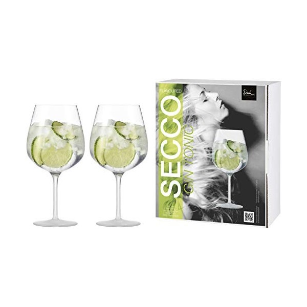 Eisch - SECCO FLAVOURED, "Gin Tonic 550/1", 2 Gin Tonicgläser im Geschenkkarton 15509010 