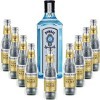 Gintonic - Gin Bombay Sapphire 40° + 9Fever Tree Indian Premium Water - 70cl + 9 * 20cl 