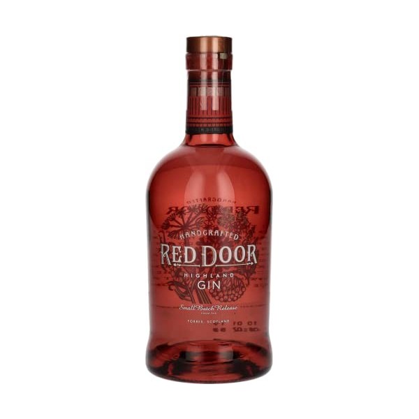 RED DOOR - Gin - London Dry Gin - 40% Alcool - Origine : Écosse/Speyside - Bouteille 70 cl