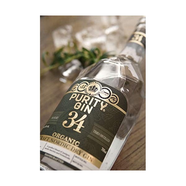 Purity 34 CRAFT NORDIC Dry Organic Gin 43% Vol. 0,7l
