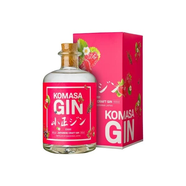 Gin Komasa Ichigo fraise - Origine Japon - 50cl