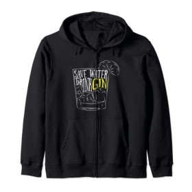 Gin Cocktail Gin Tonic Amateur Dalcool Sweat à Capuche