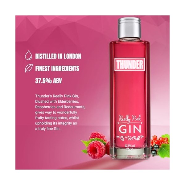 Thunder Really Pink Gin 0,7L 37,5% Vol. 