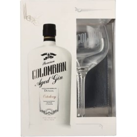 Dictador Ortodoxy Colombian Aged White Gin 43% Vol. 0,7l in Giftbox with glass
