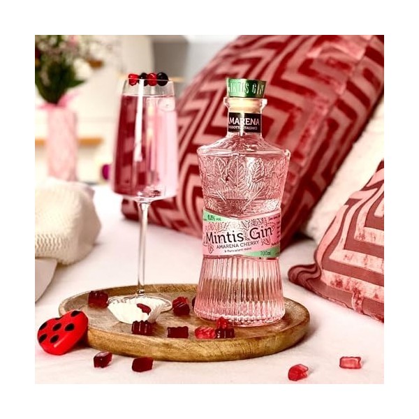 Mintis Gin AMARENA CHERRY & Pancalieri mint 41,8% Vol. 0,7l