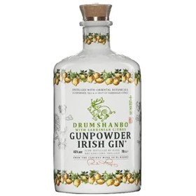 DRUMSHANBO GUNPOWDER Gin Sardinian Citrus Ceramic Bottle - Gin - 43% Alcool - Origine : Irlande - Bouteille 70 cl