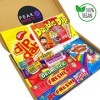 Peak Sweets Boîte à bonbons végane pour enfants – Boîte à bonbons rétro avec assortiment de bonbons Old School – Boîte aux le