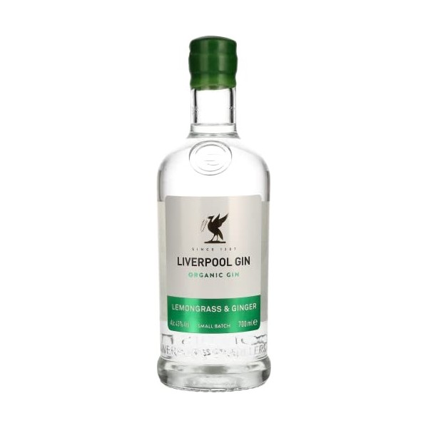 Liverpool Organic Gin LEMONGRASS & GINGER 43% Vol. 0,7l