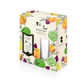 Coffret Gin Sakurao Original 47° 70CL + 1 verre