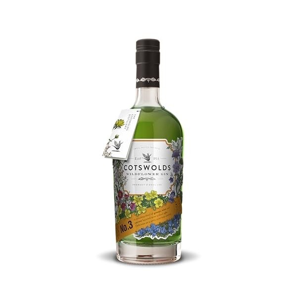 COTSWOLDS No.3 Wildflower Gin - 41,7% Alcool - Origine : Angleterre - Bouteille 70 cl