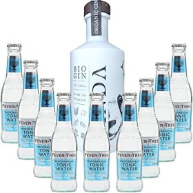 Pack Gintonic - Gin Panda + 9 Fever Tree Mediterranean Water - 50cl + 9 * 20cl 