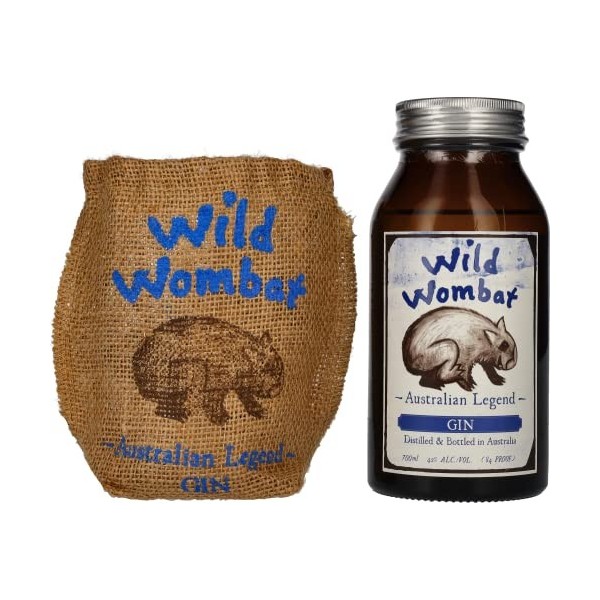 Wild Wombat Australien Legend Gin 42% Vol. 0,7l im Leinensackerl