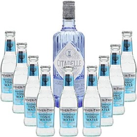 Pack Gintonic - Gin Citadelle Classique + 9 Fever Tree Mediterranean Water - 70cl + 9 * 20cl 
